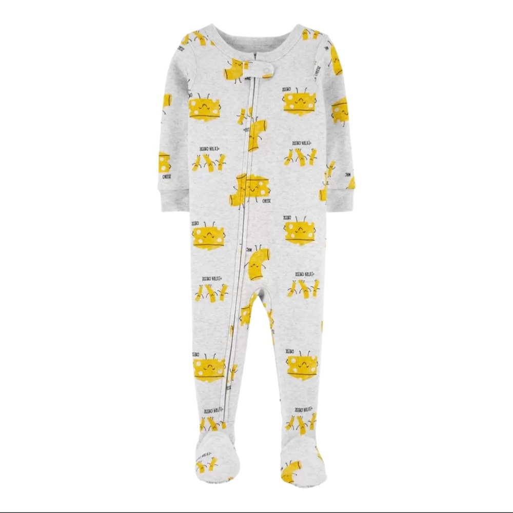 NEW Carters 2T Toddler Macaroni & Cheese Pajamas Family Matching Collection